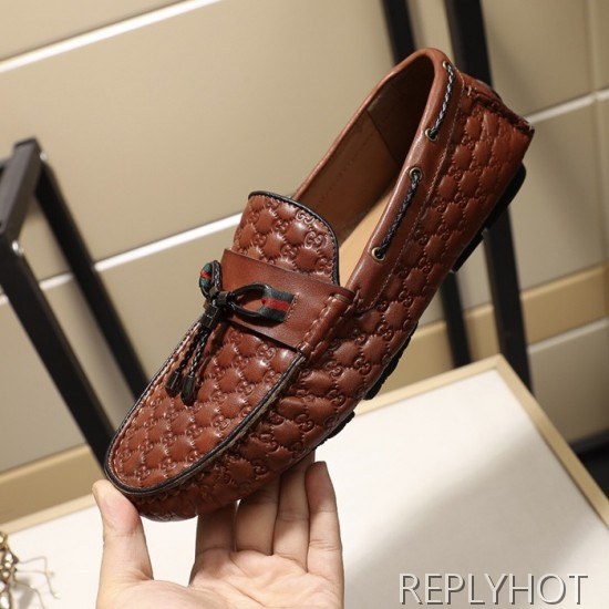 Gucci 2020 Mens Leather Loafer