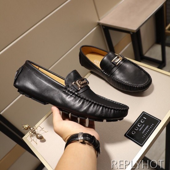 Gucci 2020 Mens Leather Loafer