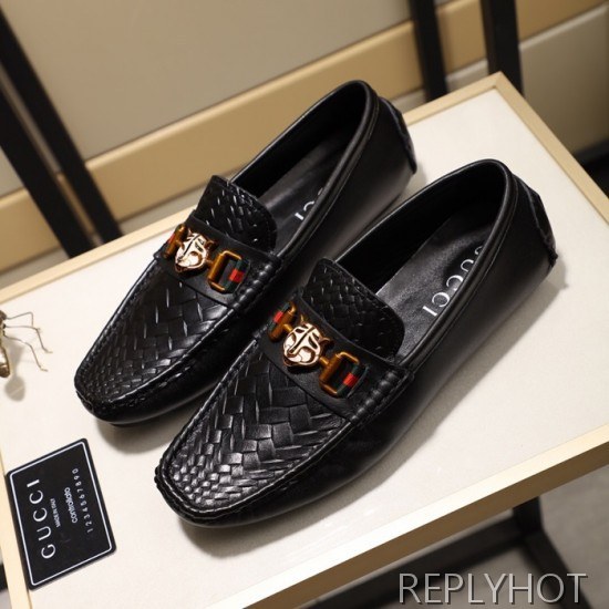 Gucci 2020 Mens Leather Loafer