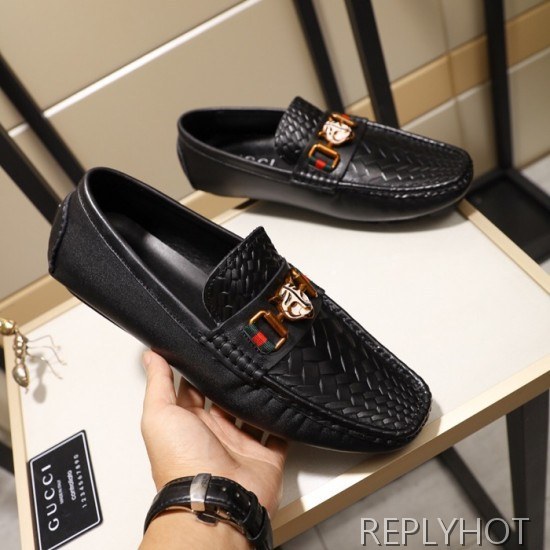 Gucci 2020 Mens Leather Loafer