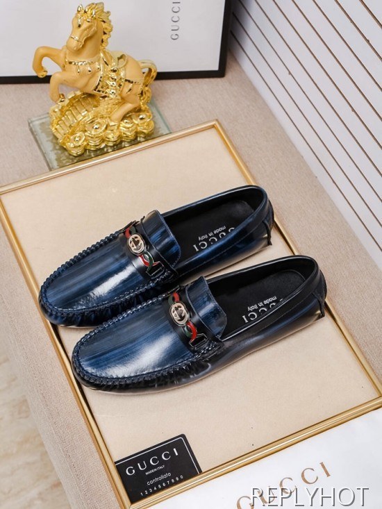 Gucci 2020 Mens Leather Loafer