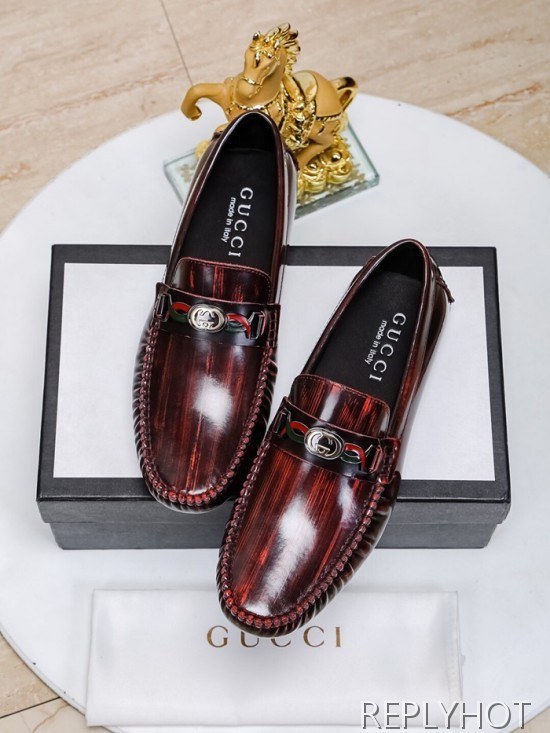 Gucci 2020 Mens Leather Loafer