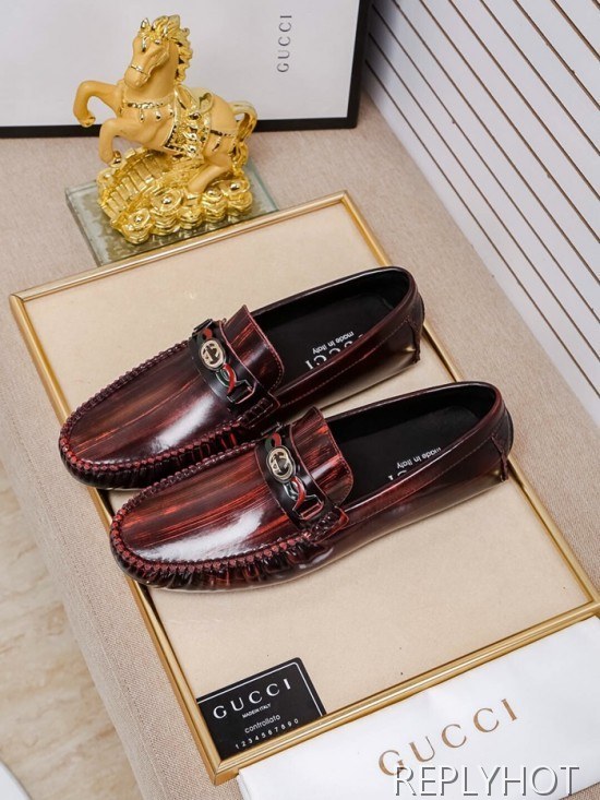 Gucci 2020 Mens Leather Loafer
