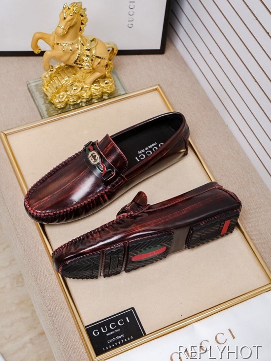 Gucci 2020 Mens Leather Loafer