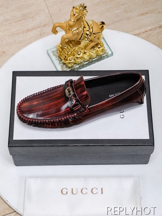 Gucci 2020 Mens Leather Loafer