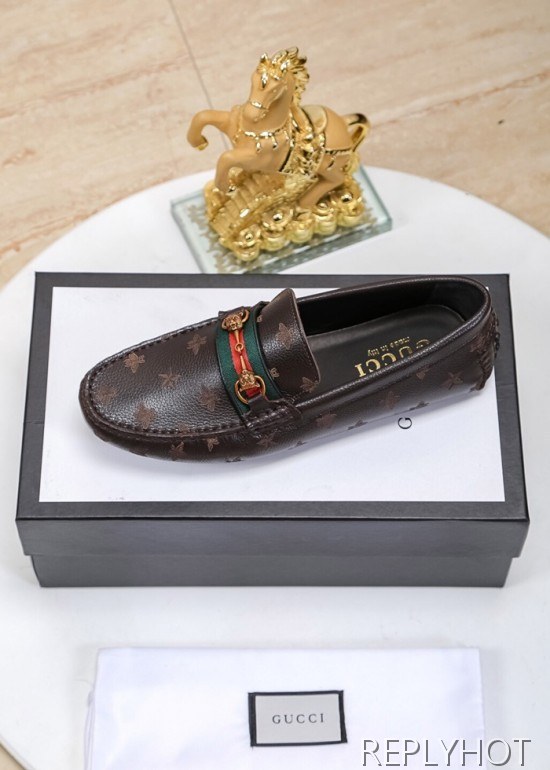 Gucci 2020 Mens Leather Loafer