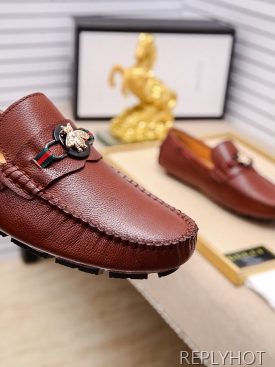 Gucci 2020 Mens Leather Loafer