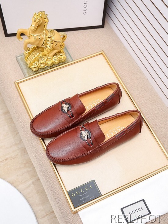 Gucci 2020 Mens Leather Loafer