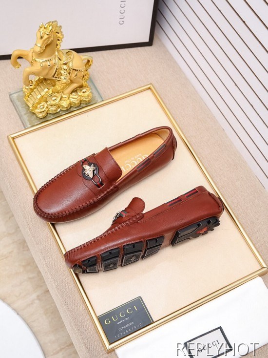 Gucci 2020 Mens Leather Loafer