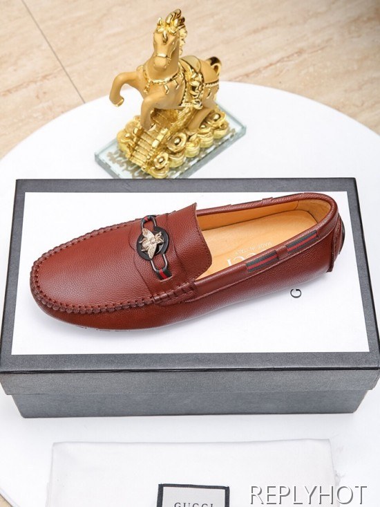 Gucci 2020 Mens Leather Loafer