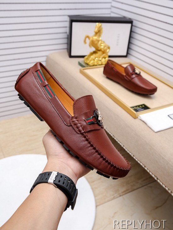 Gucci 2020 Mens Leather Loafer