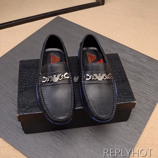 Armani 2020 Mens Leather Loafer