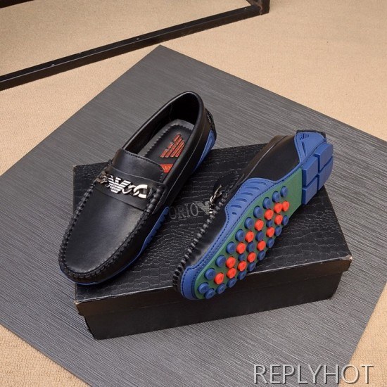 Armani 2020 Mens Leather Loafer