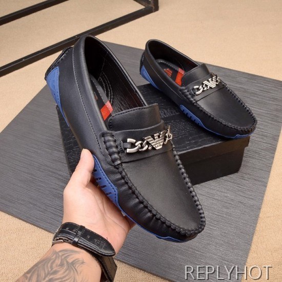 Armani 2020 Mens Leather Loafer