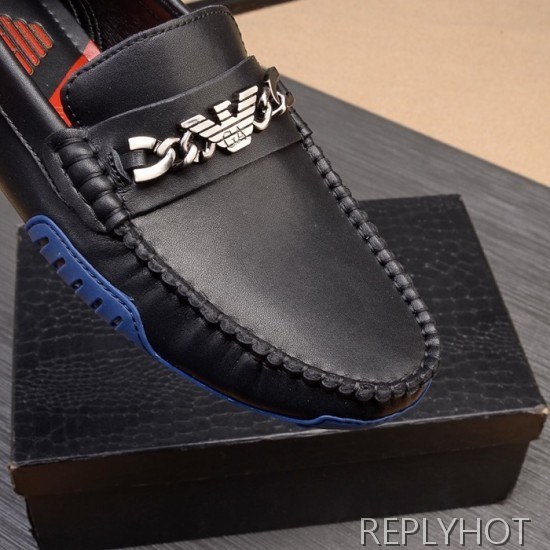 Armani 2020 Mens Leather Loafer