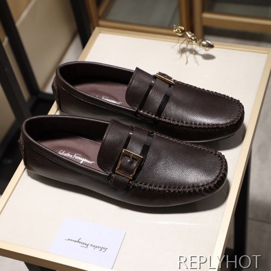 Ferragamo  2020 Mens Leather Loafer