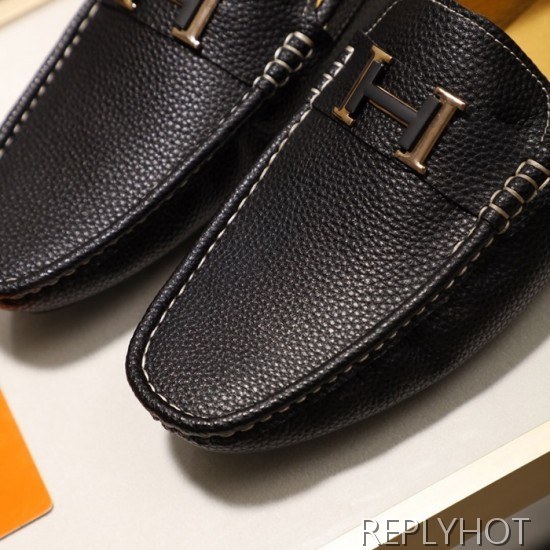 Hermes 2020 Mens Leather Loafer