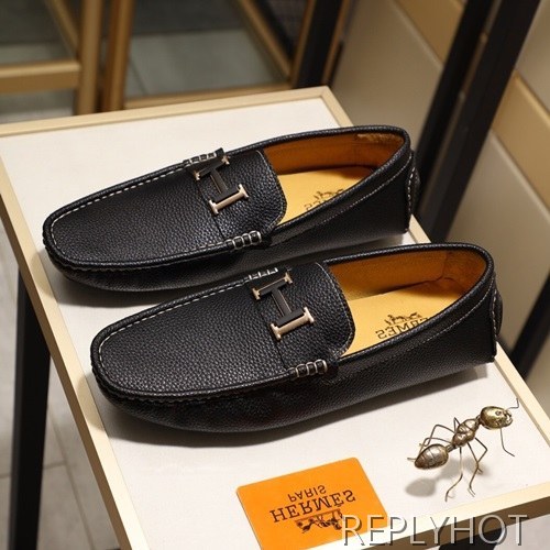 Hermes 2020 Mens Leather Loafer
