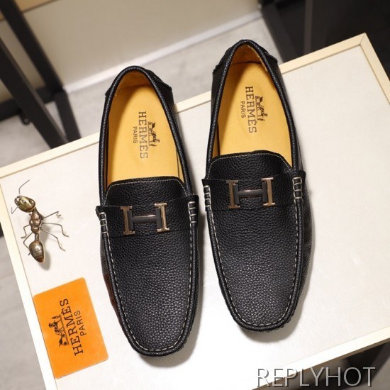 Hermes 2020 Mens Leather Loafer