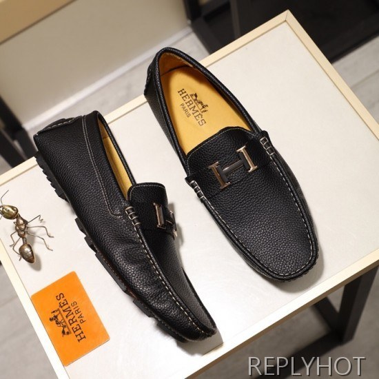 Hermes 2020 Mens Leather Loafer