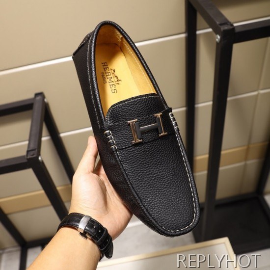 Hermes 2020 Mens Leather Loafer