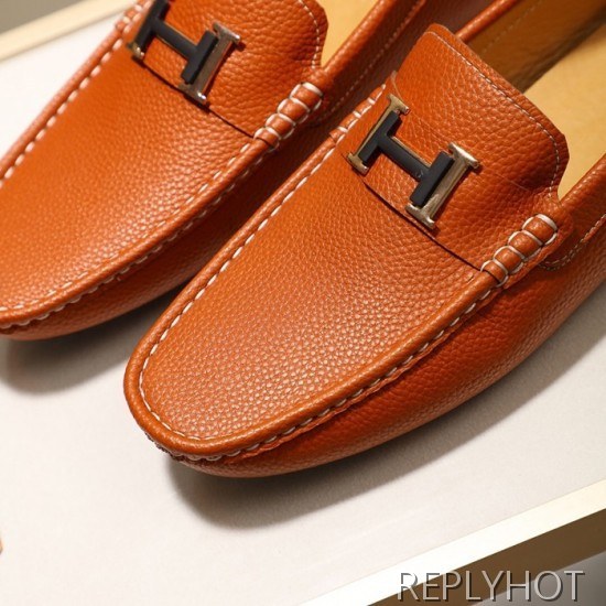 Hermes 2020 Mens Leather Loafer