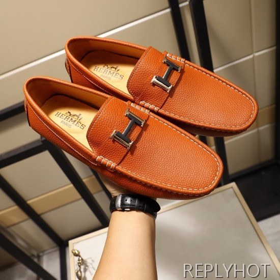 Hermes 2020 Mens Leather Loafer