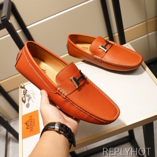 Hermes 2020 Mens Leather Loafer