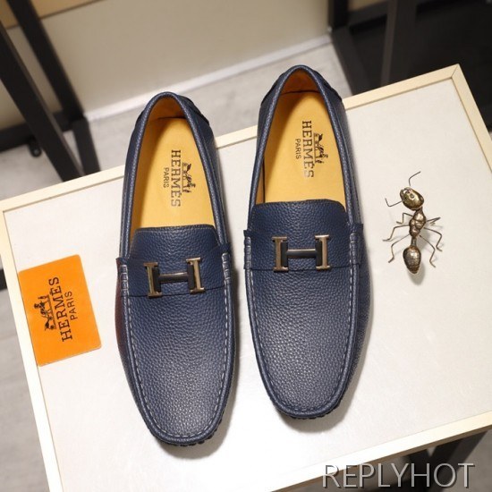 Hermes 2020 Mens Leather Loafer
