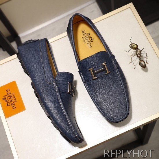 Hermes 2020 Mens Leather Loafer
