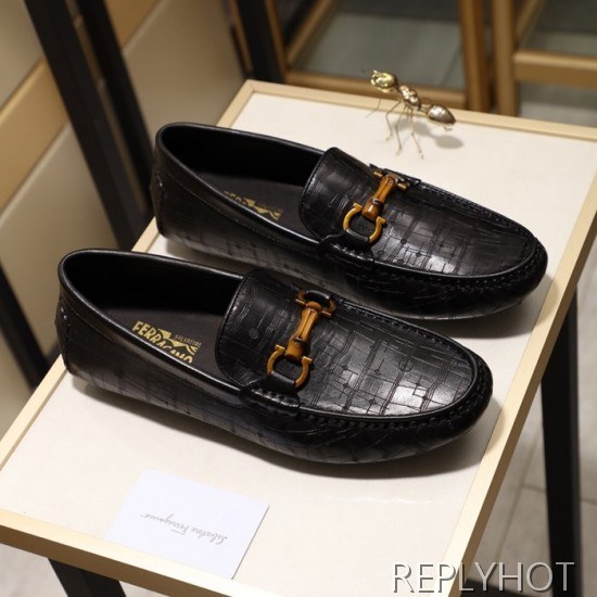 Ferragamo  2020 Mens Leather Loafer