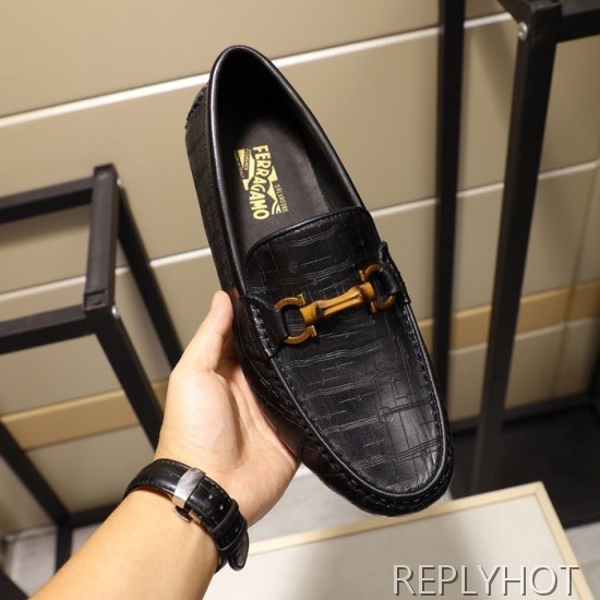 Ferragamo  2020 Mens Leather Loafer