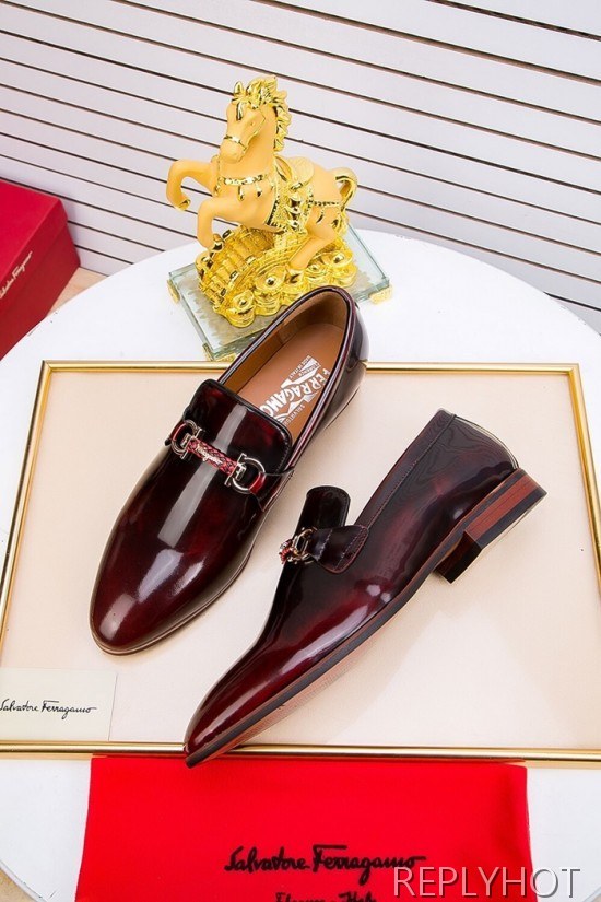 Ferragamo  2020 Mens Leather Loafer