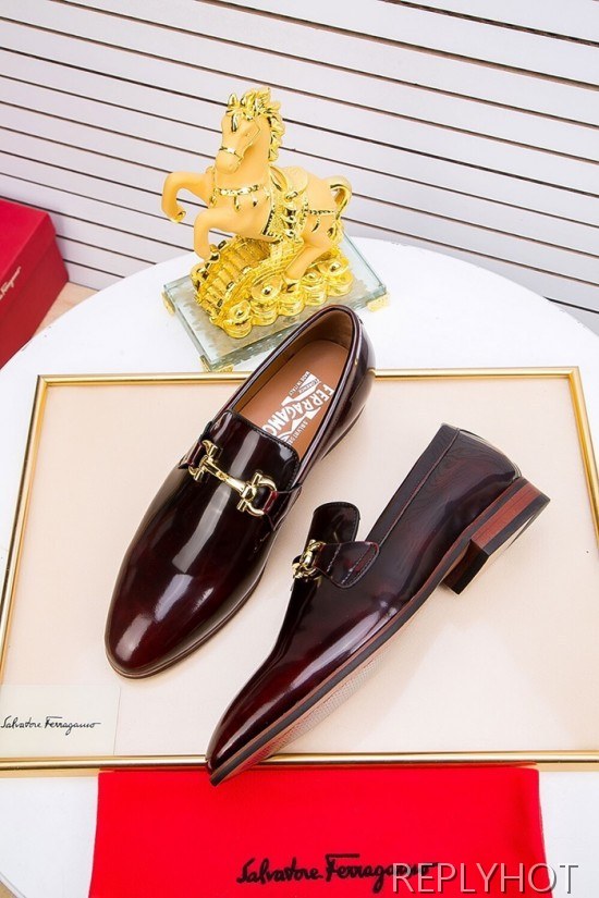 Ferragamo  2020 Mens Leather Loafer