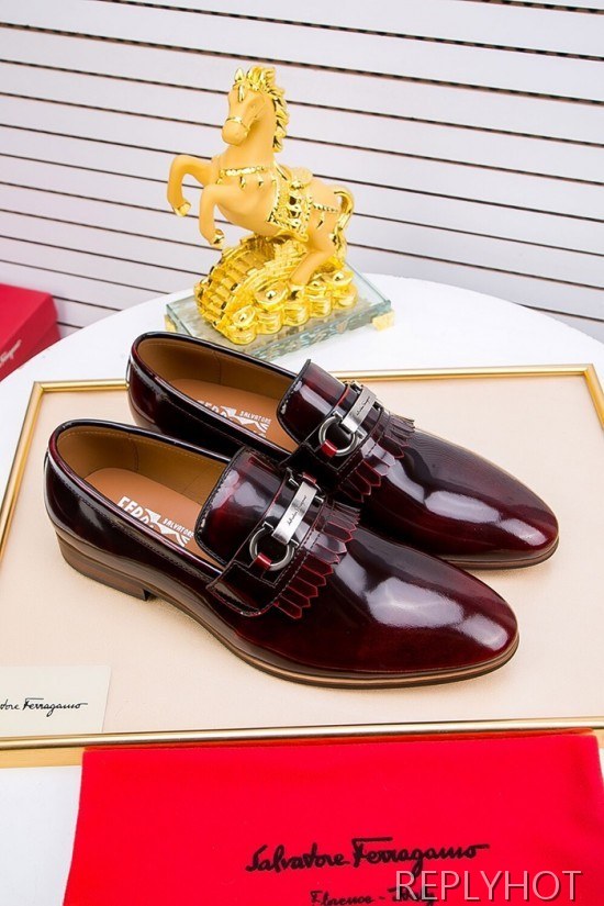 Ferragamo  2020 Mens Leather Loafer