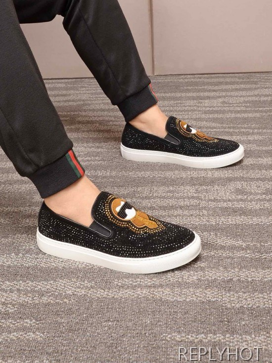 Philipp plein 2020 Mens Leather Slip On