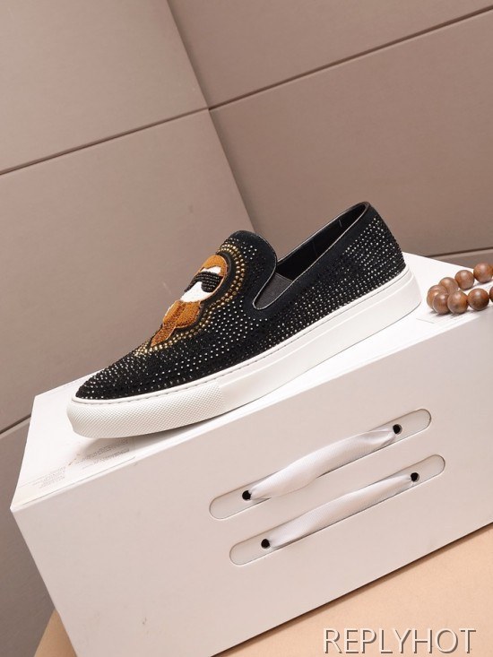 Philipp plein 2020 Mens Leather Slip On