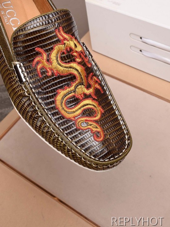 Gucci 2020 Mens Leather Loafer