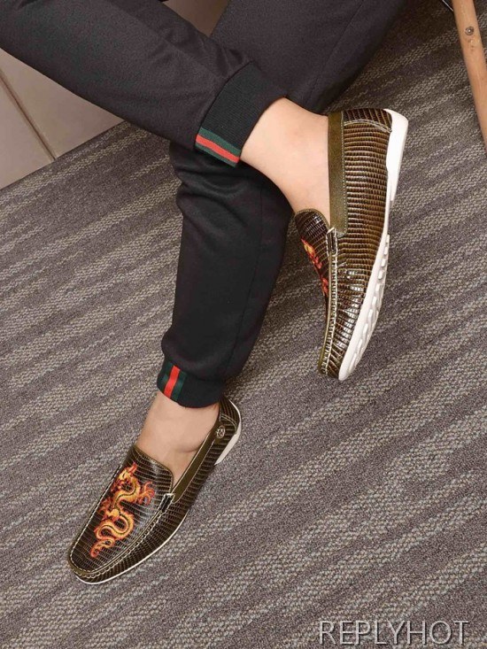 Gucci 2020 Mens Leather Loafer