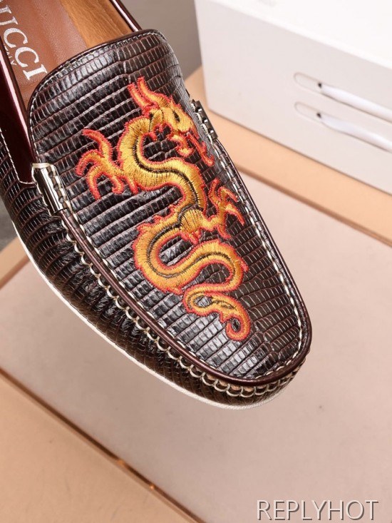 Gucci 2020 Mens Leather Loafer
