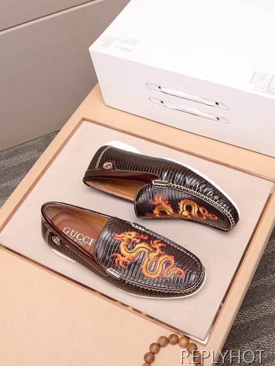 Gucci 2020 Mens Leather Loafer