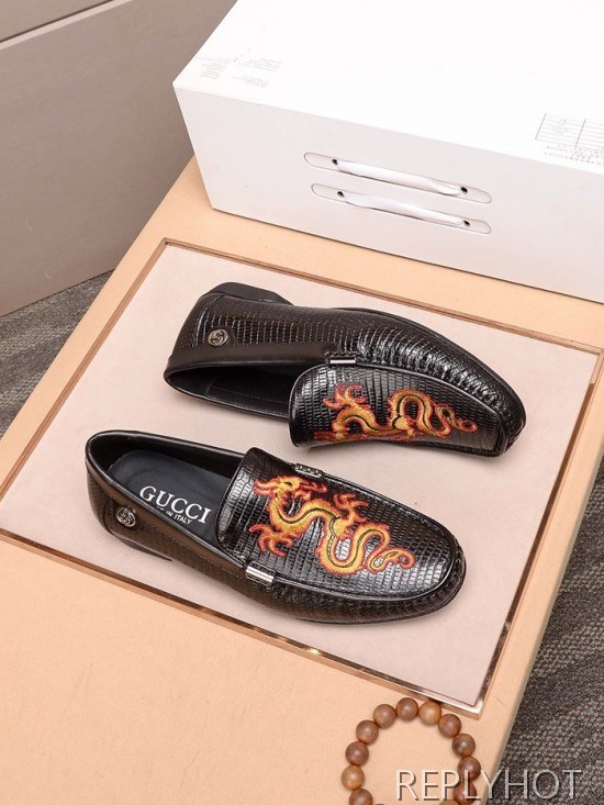 Gucci 2020 Mens Leather Loafer