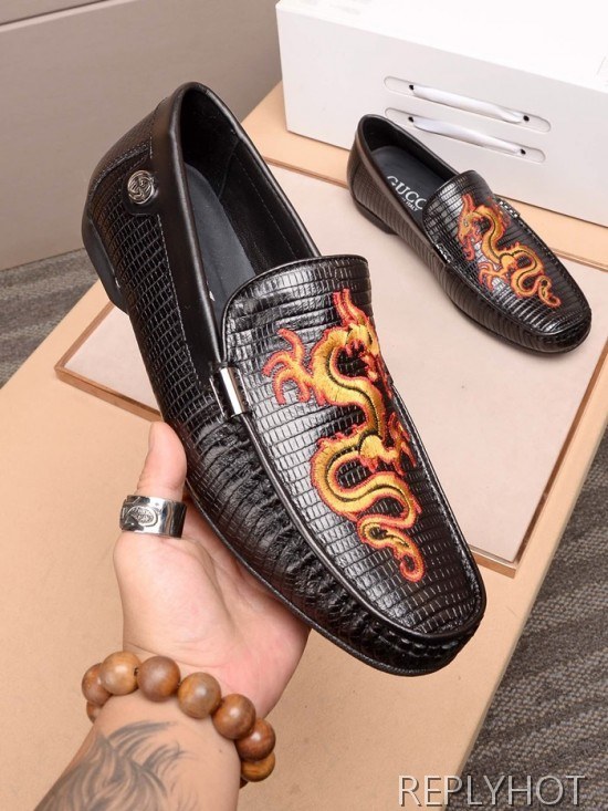 Gucci 2020 Mens Leather Loafer