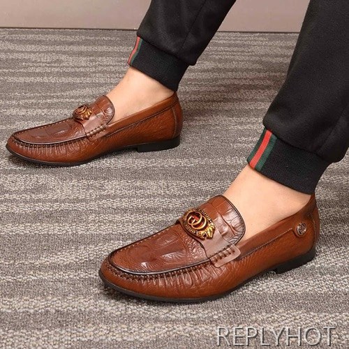 Gucci 2020 Mens Leather Loafer