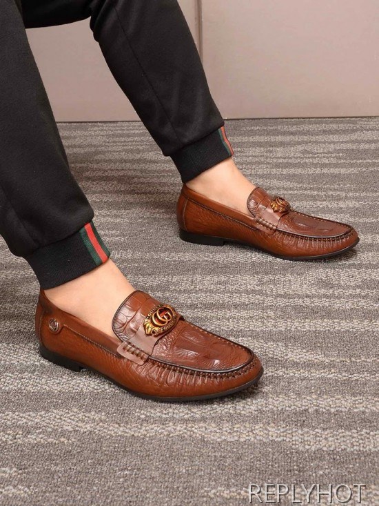 Gucci 2020 Mens Leather Loafer
