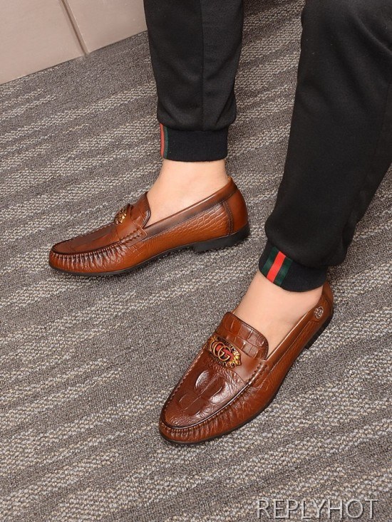 Gucci 2020 Mens Leather Loafer