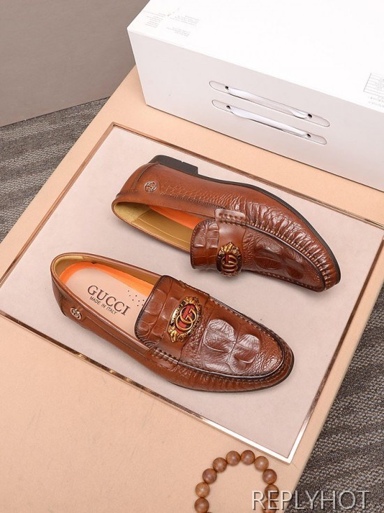 Gucci 2020 Mens Leather Loafer