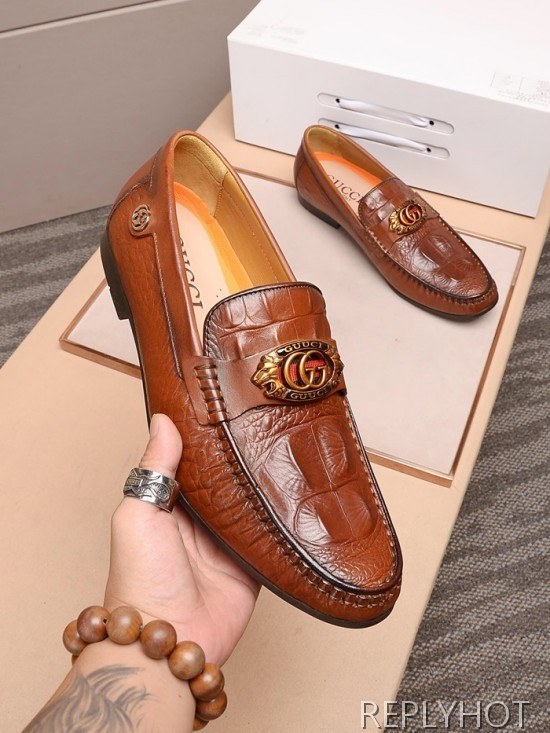 Gucci 2020 Mens Leather Loafer