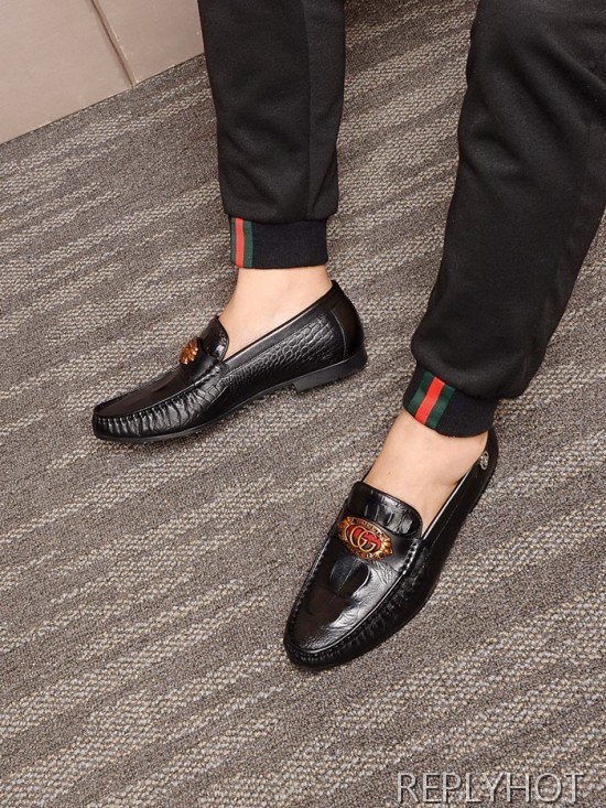 Gucci 2020 Mens Leather Loafer