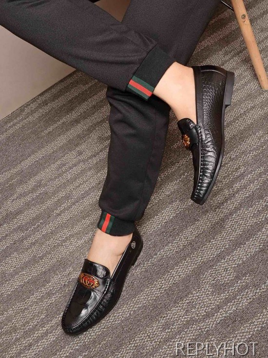 Gucci 2020 Mens Leather Loafer